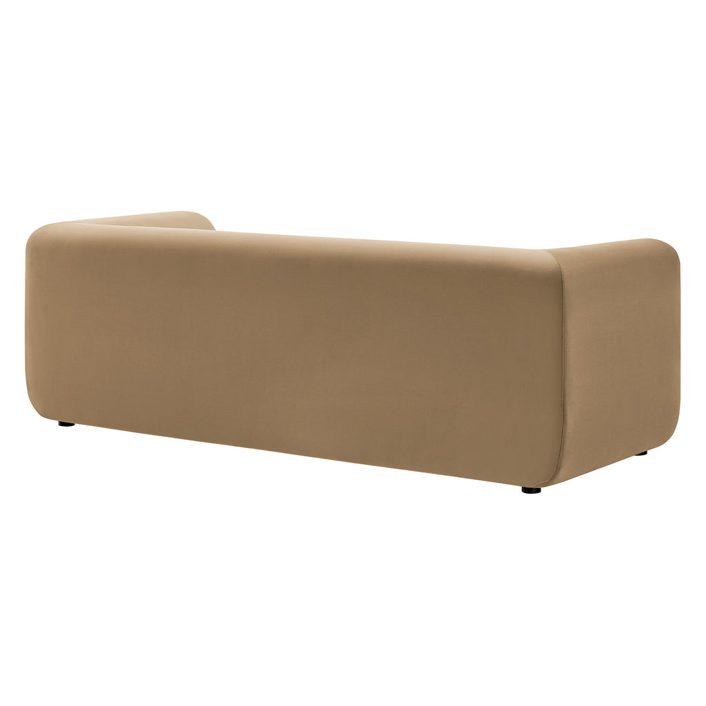 Leif 89" Performance Velvet Upholstered sofá