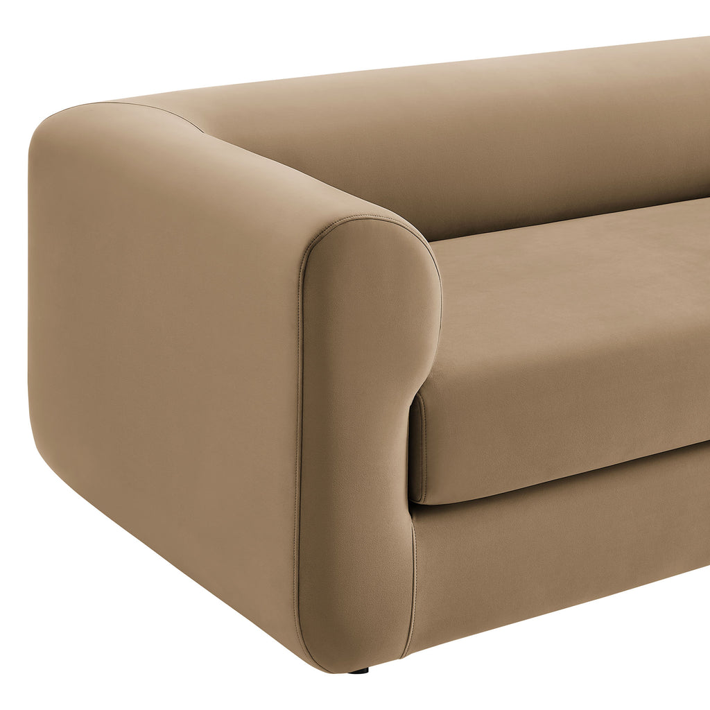 Leif 89" Performance Velvet Upholstered sofá