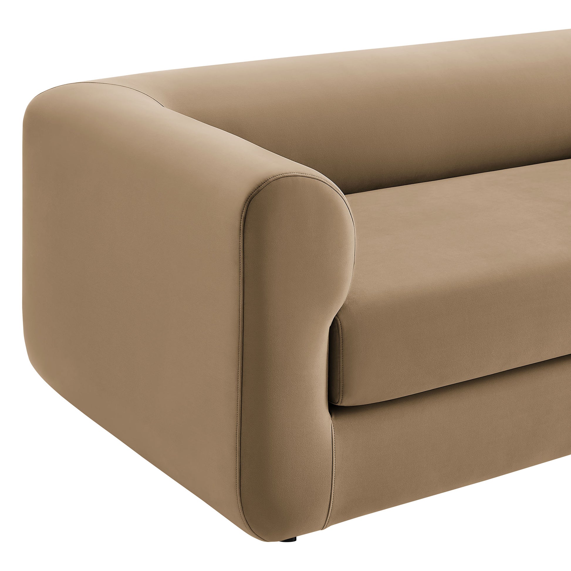 Leif 89" Performance Velvet Upholstered sofá