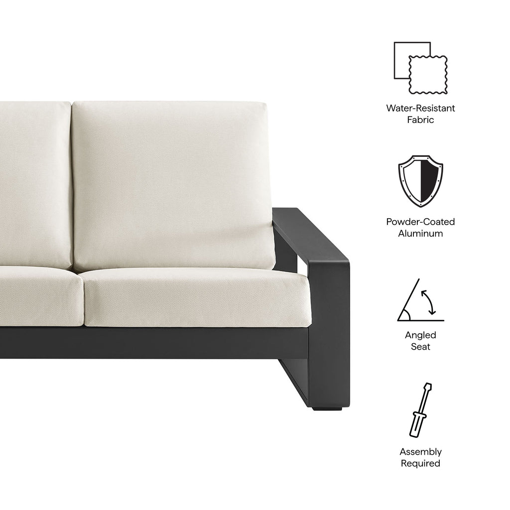 Lirienne Outdoor Patio Aluminum sofá