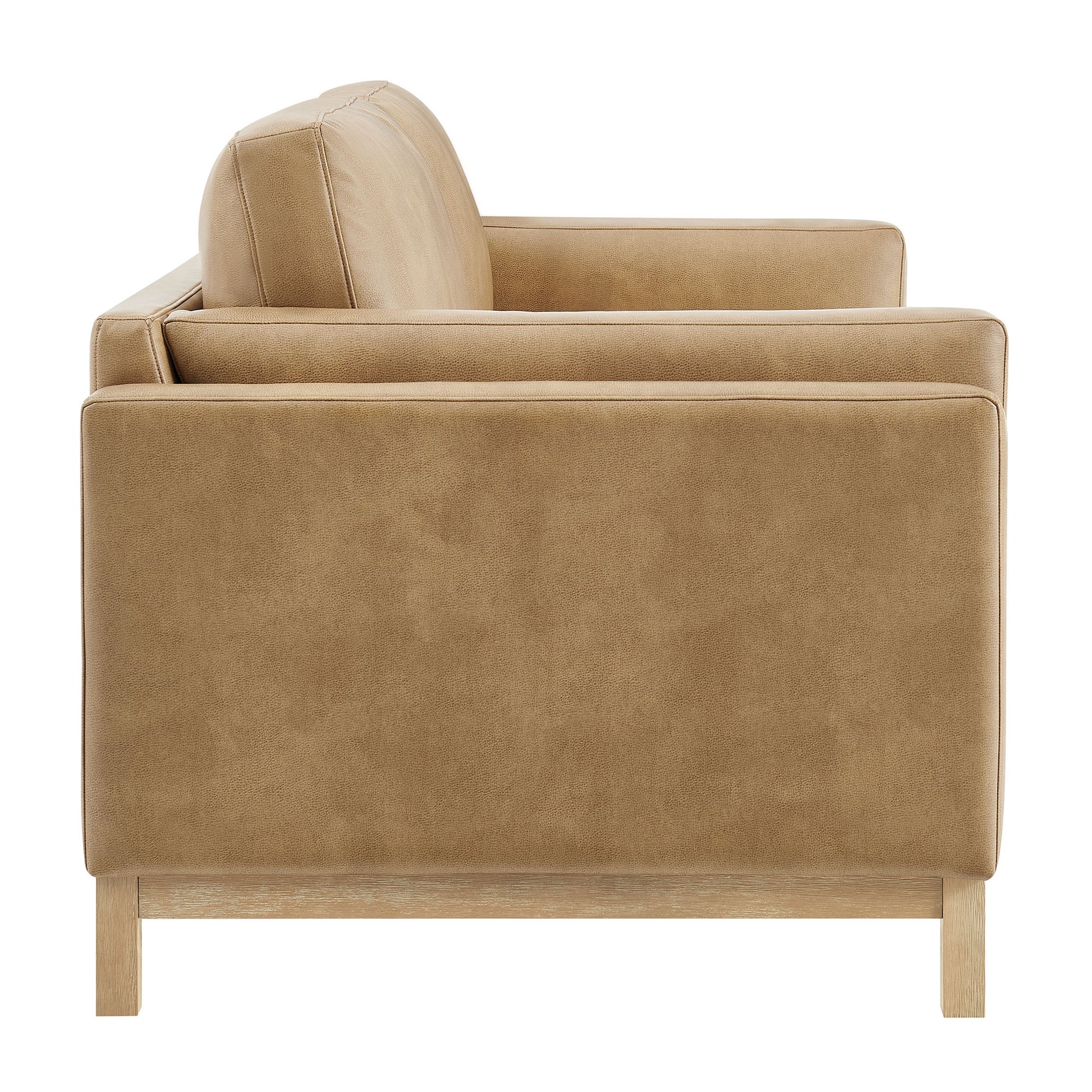 Roscoe 81 inch Vegan Leather sofá