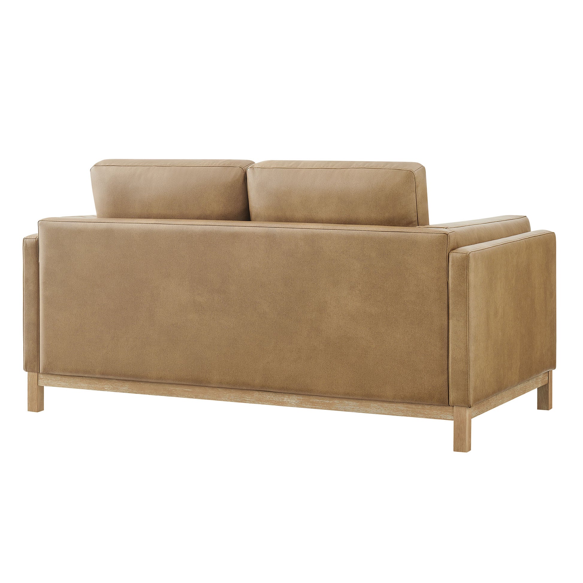 Roscoe 63 inch Vegan Leather loveseat