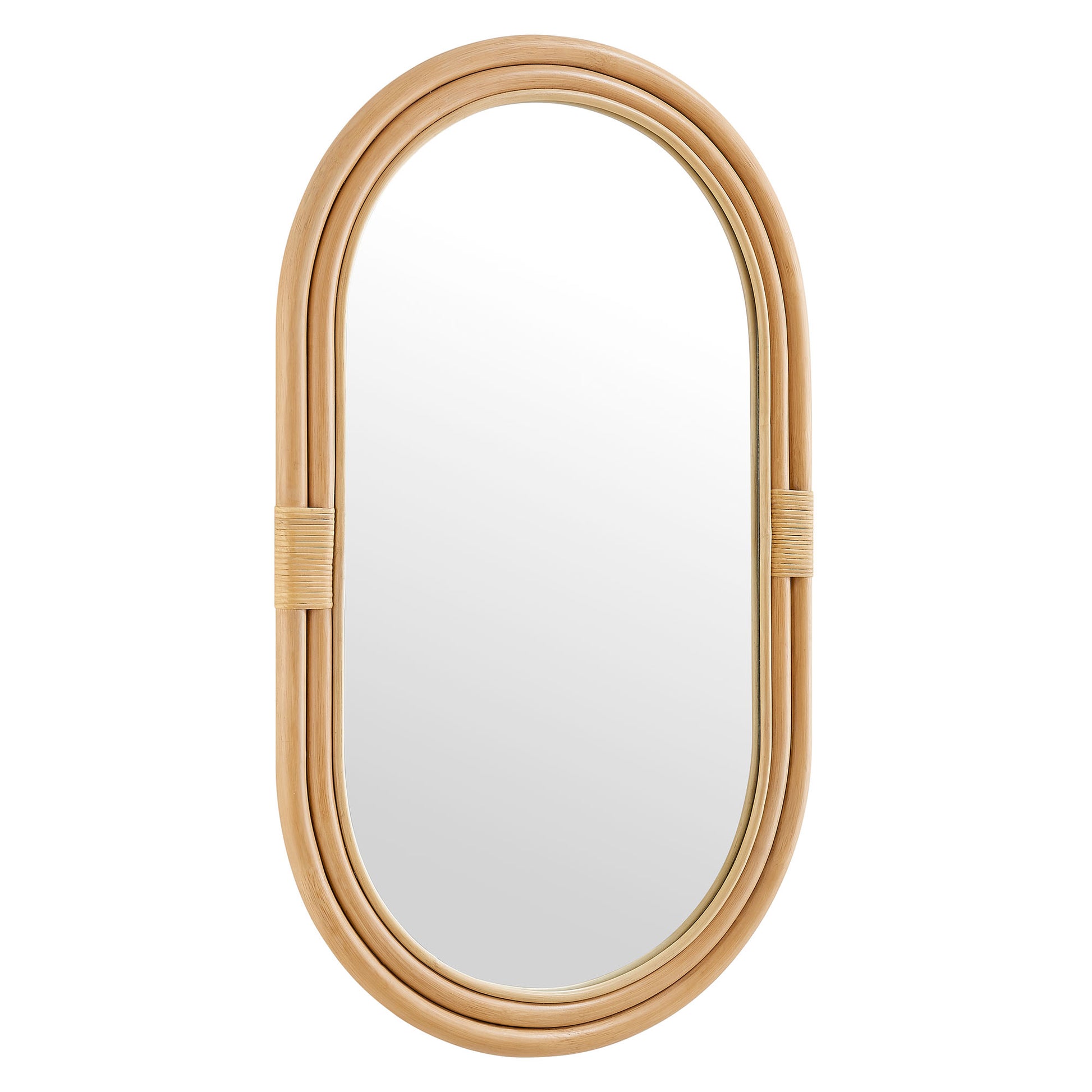 Corsica Oval Rattan Wall Mirror