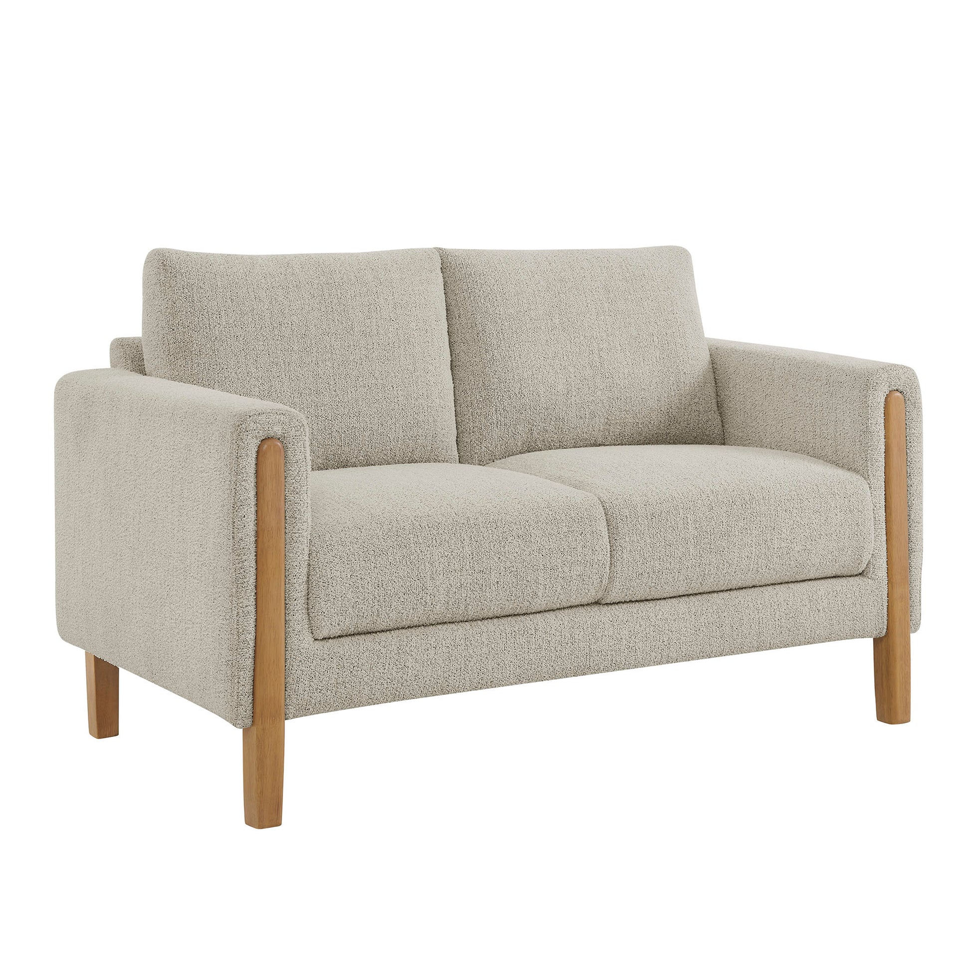 Hawken Boucle Fabric loveseat