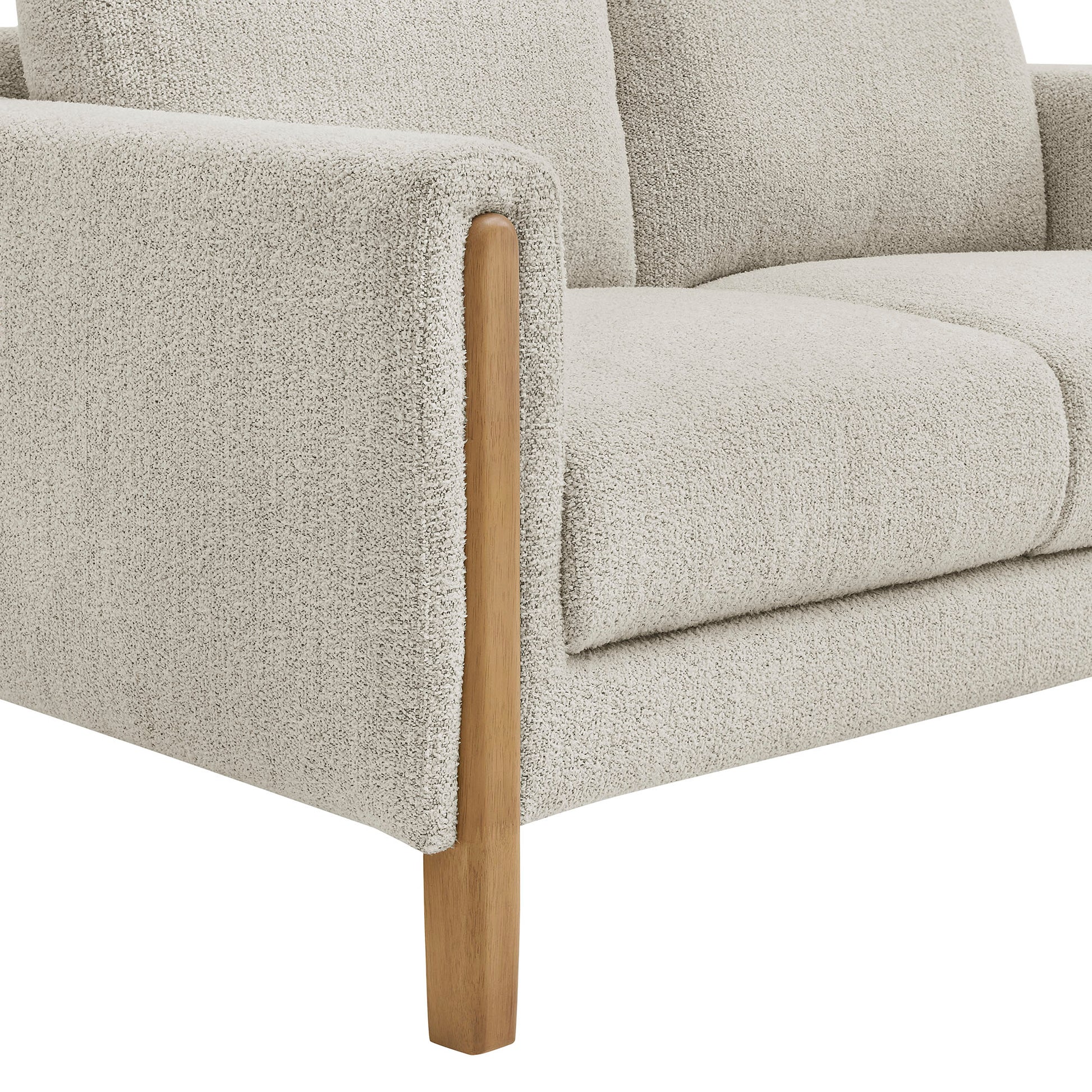 Hawken Boucle Fabric loveseat
