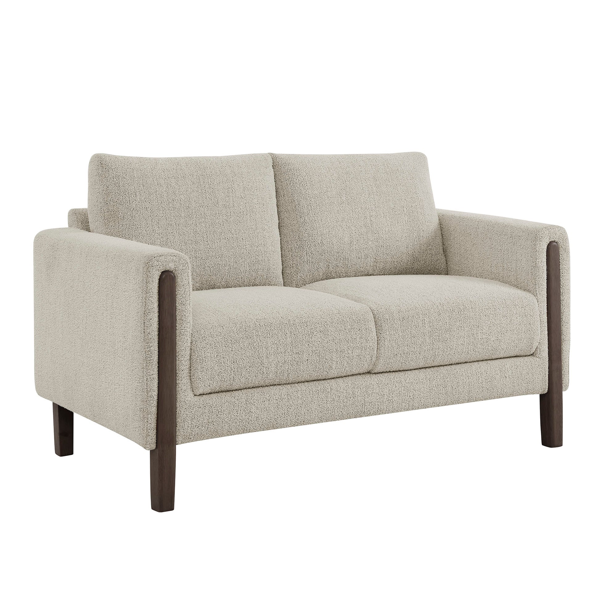 Hawken Boucle Fabric loveseat