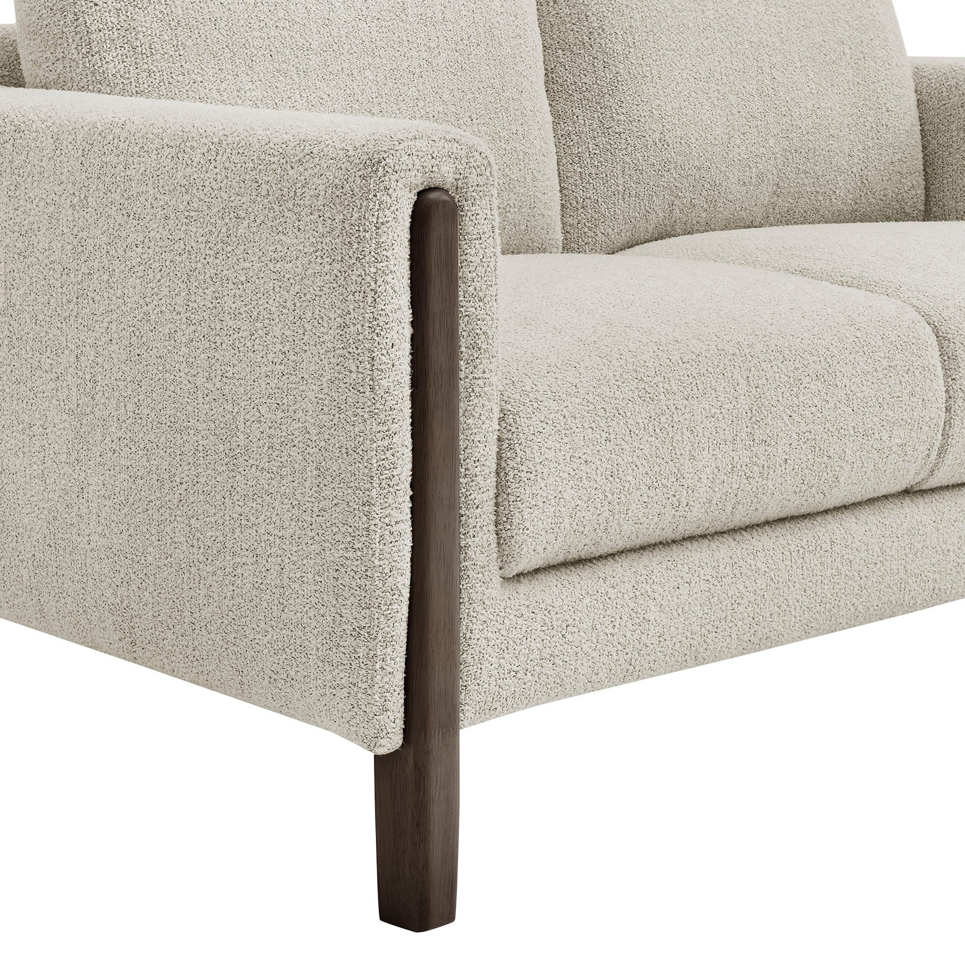 Hawken Boucle Fabric loveseat