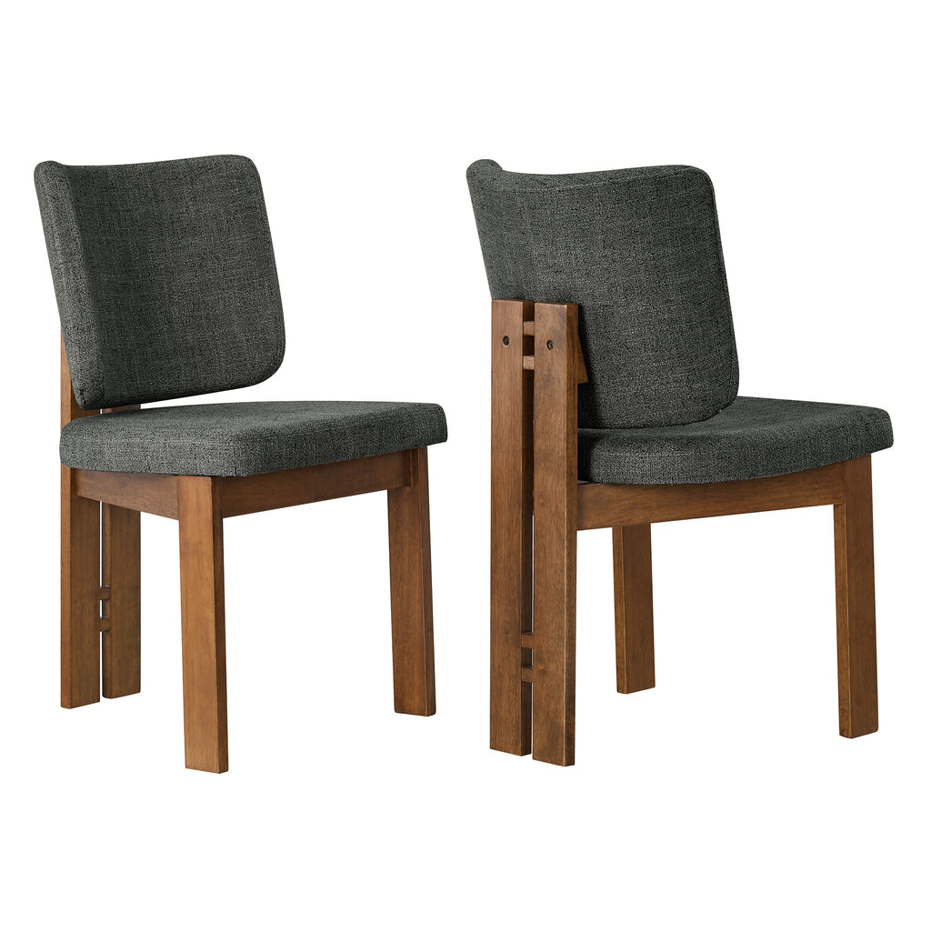 Alba Armless Upholstered comedor sillas Set Of 2