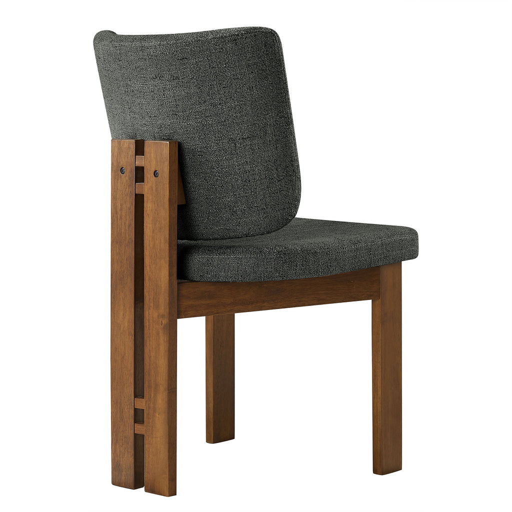 Alba Armless Upholstered comedor sillas Set Of 2