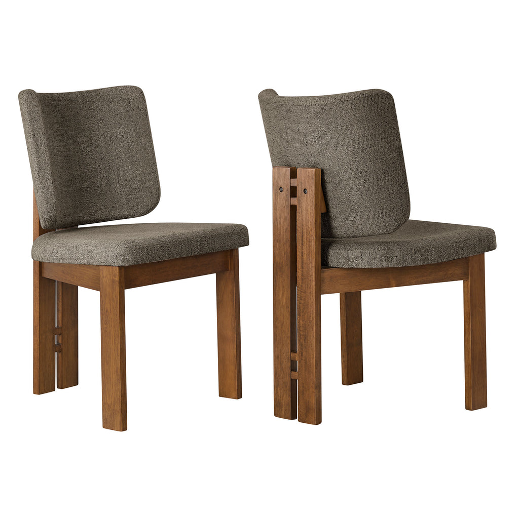 Alba Armless Upholstered comedor sillas Set Of 2