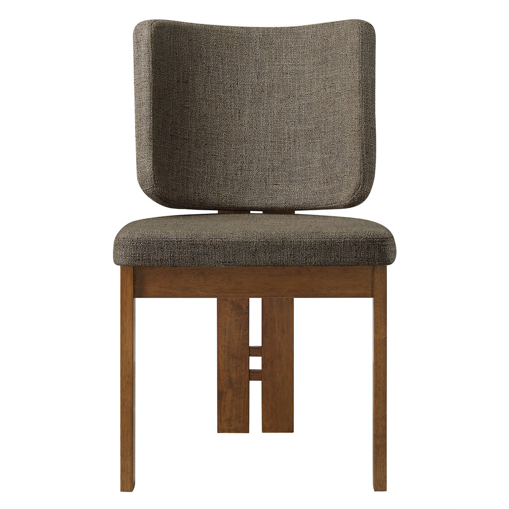 Alba Armless Upholstered comedor sillas Set Of 2