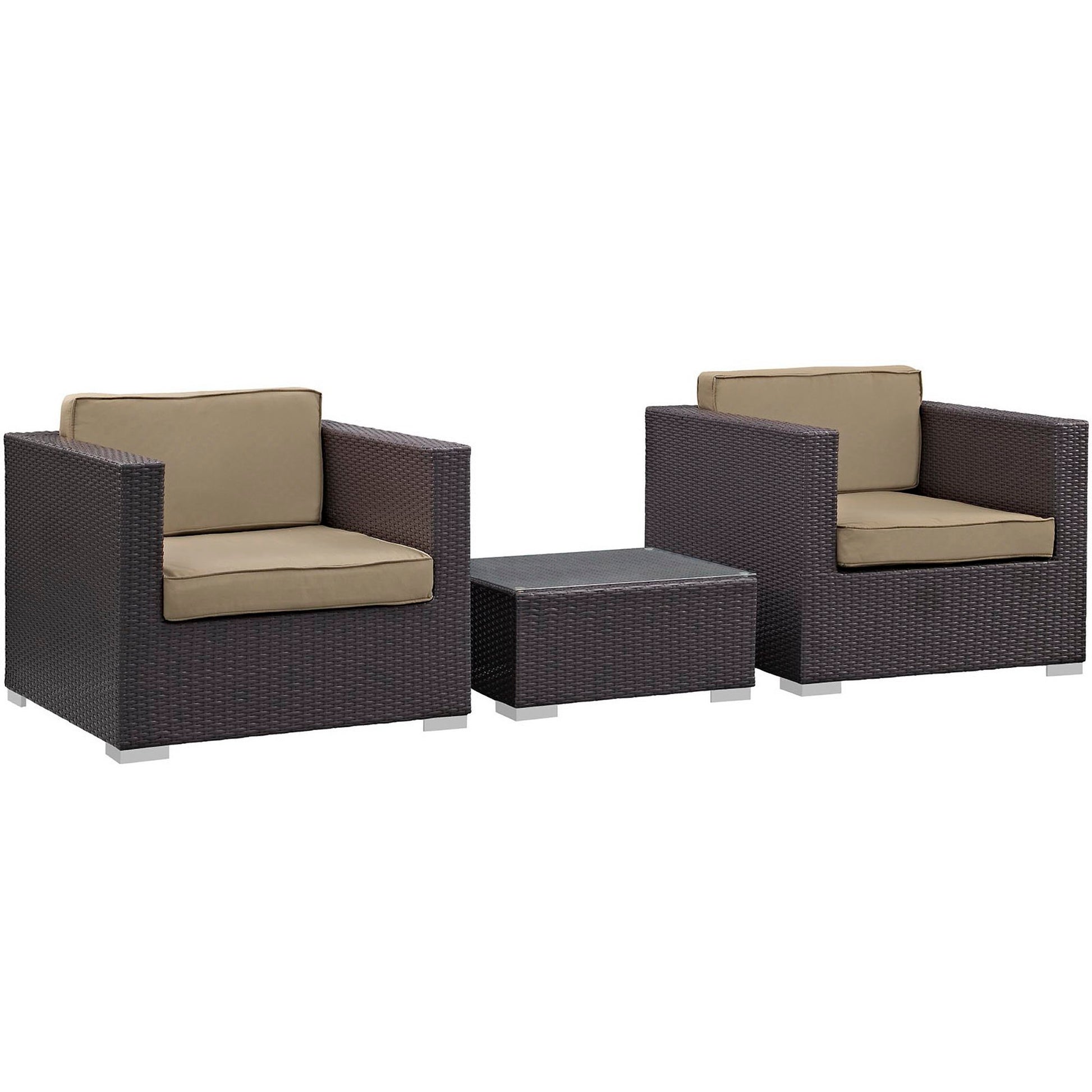 Burrow 3 Piece Outdoor Patio sofá Set