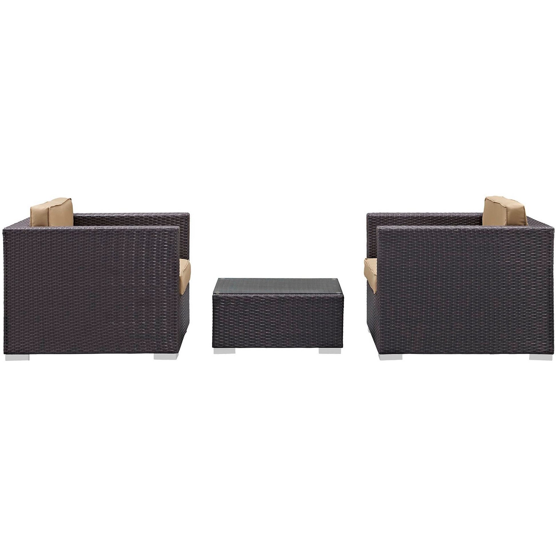 Burrow 3 Piece Outdoor Patio sofá Set