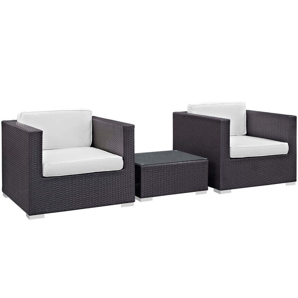 Burrow 3 Piece Outdoor Patio sofá Set