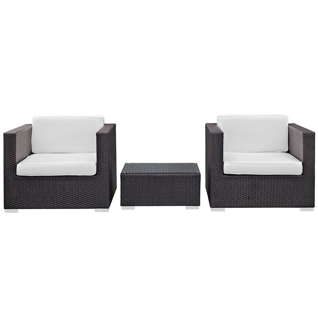 Burrow 3 Piece Outdoor Patio sofá Set