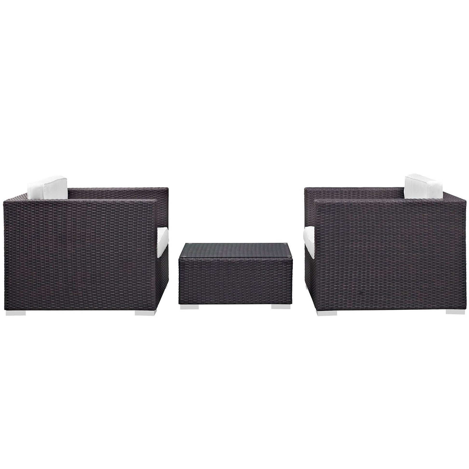 Burrow 3 Piece Outdoor Patio sofá Set