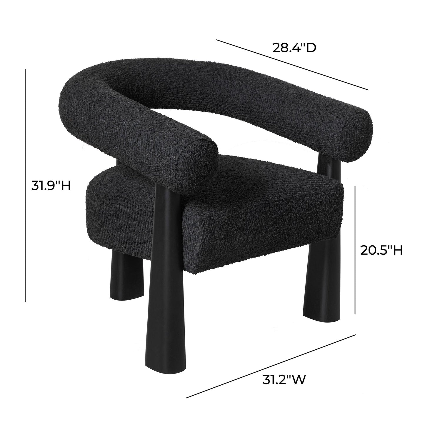 Spara Silla de Acento(Bouclé)