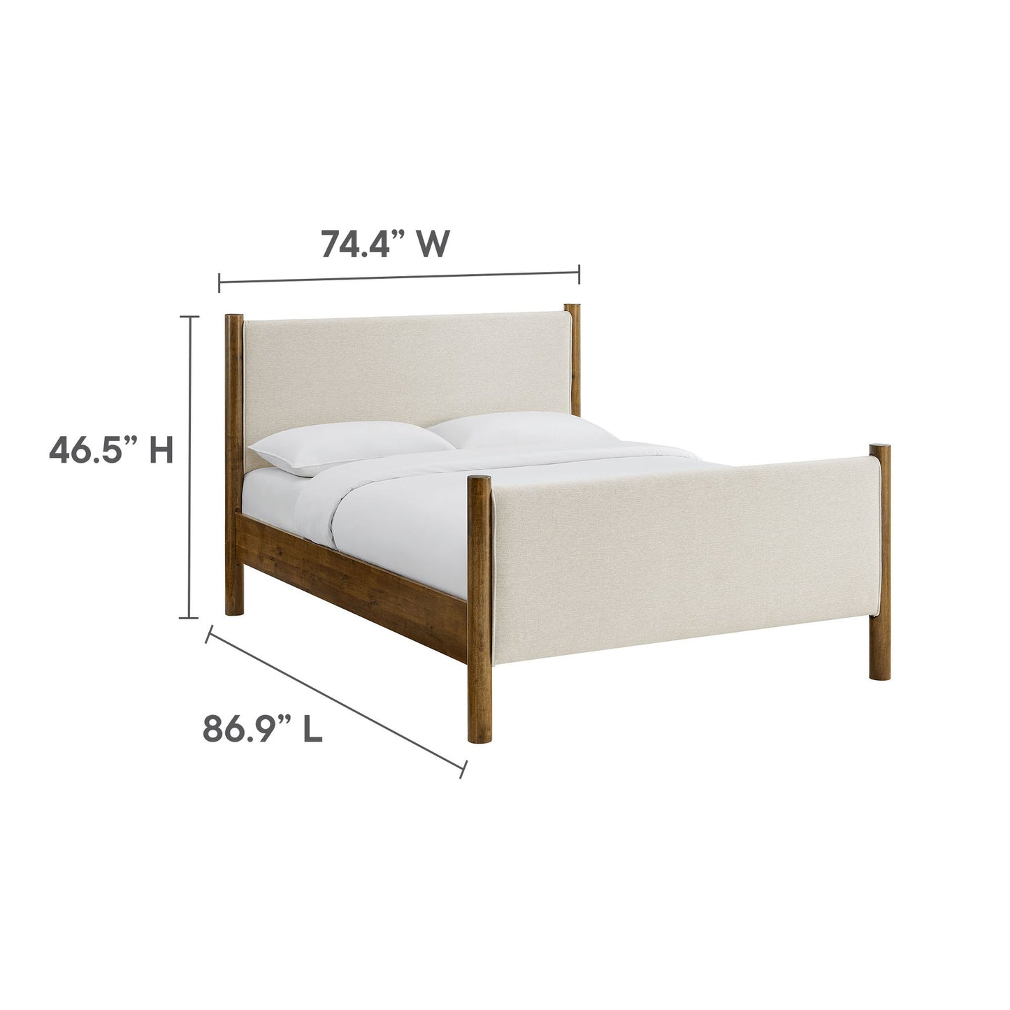 Maven Cama King (Nogal)