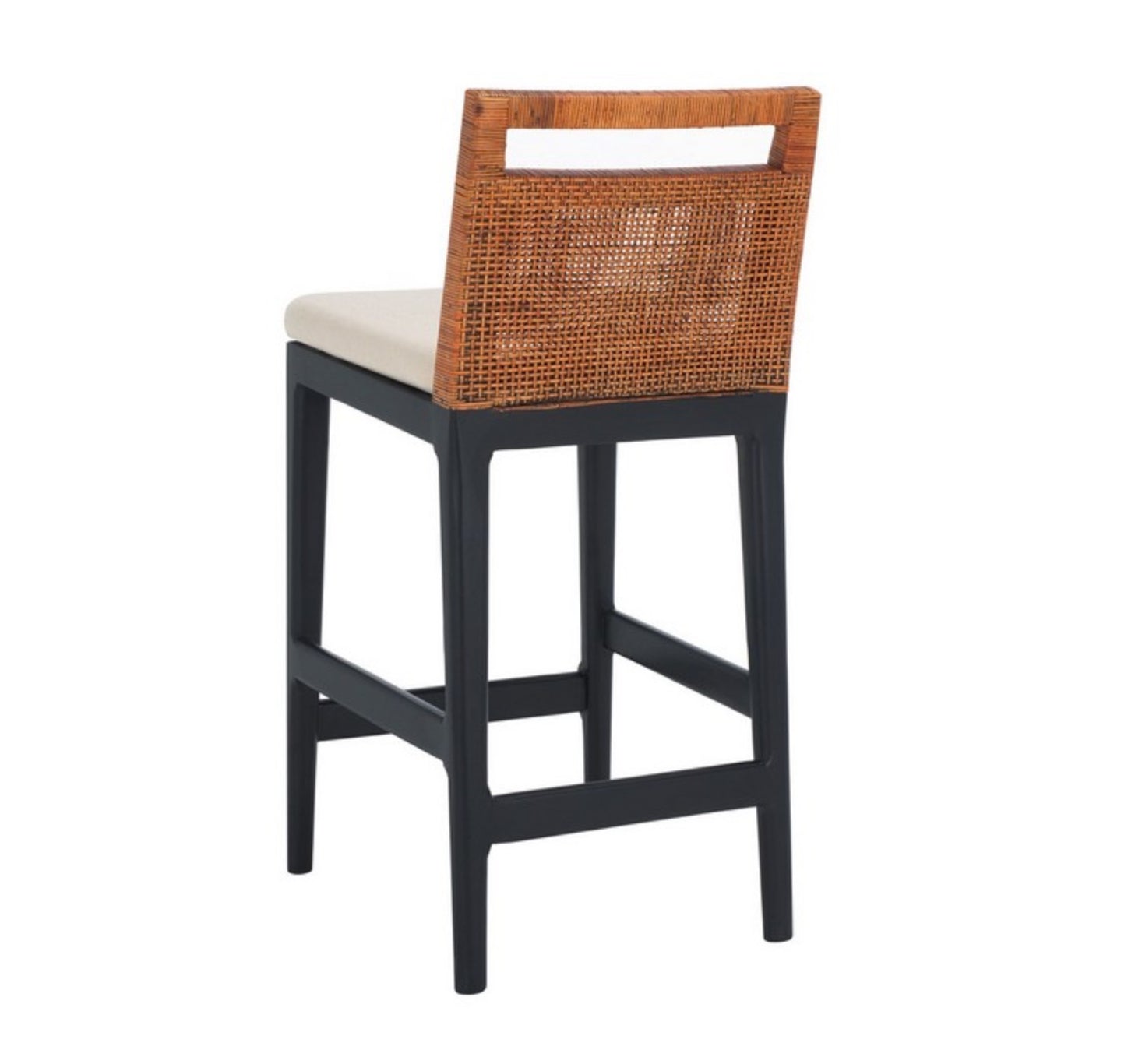 Darin Rattan Nogal Counter Stool