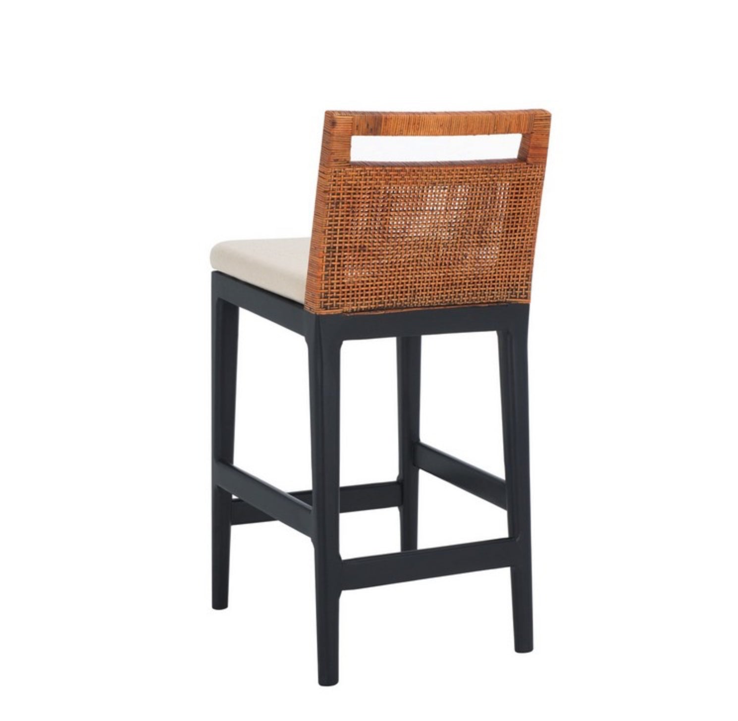 Darin Rattan Nogal Counter Stool