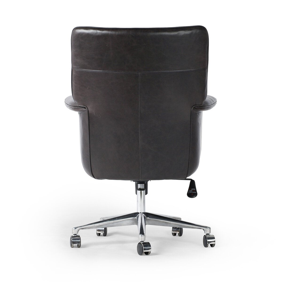 Humphrey Cuero Top Negro Silla de Escritorio