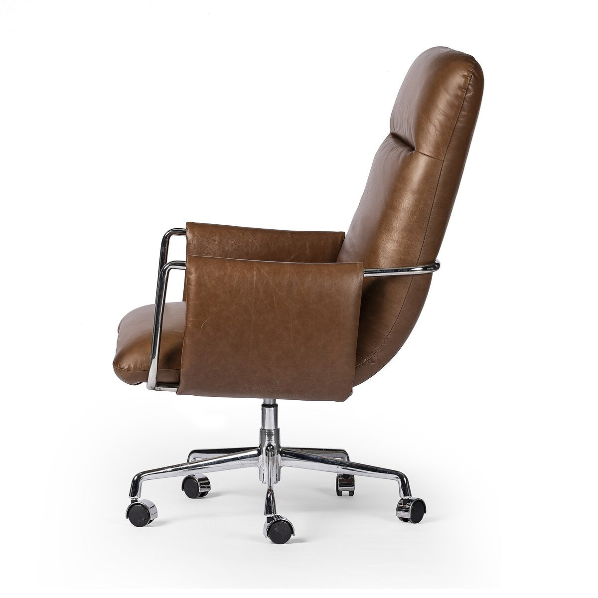 Sherman Cuero Top Cafe Silla de Escritorio