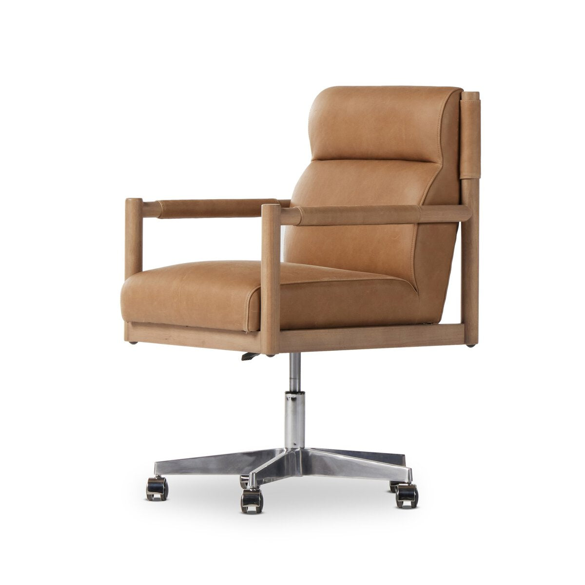Kianno Cuero Top Café Silla de Escritorio