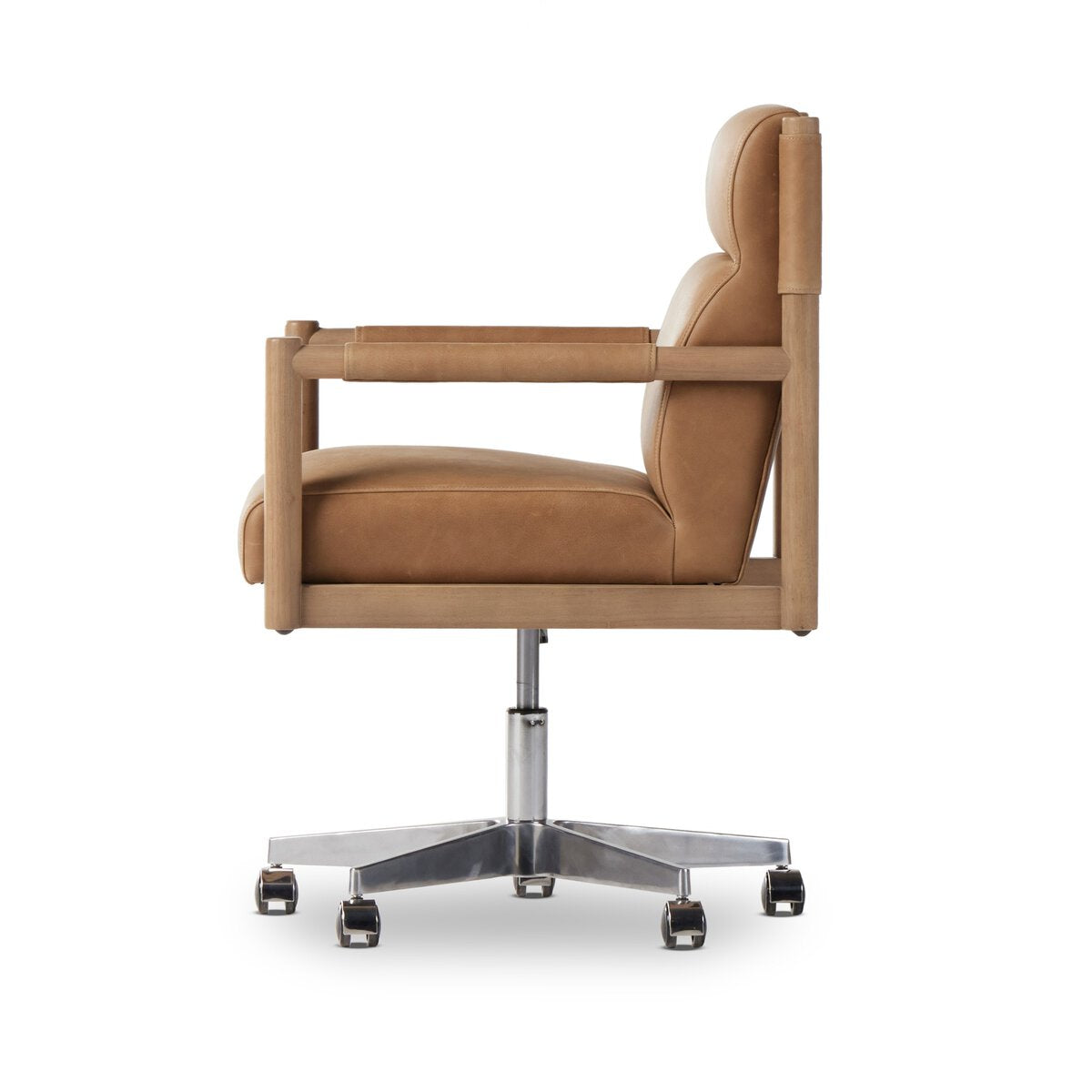 Kianno Cuero Top Café Silla de Escritorio