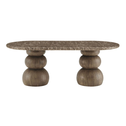 Pietra Mesa de comedor ovalada (Exterior)