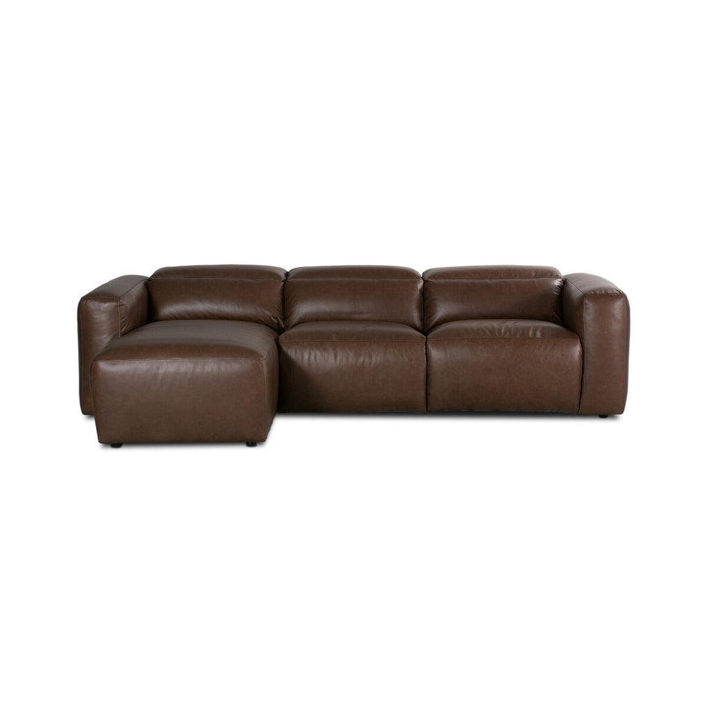 Radley Cuero top Marron Seccional Izquierdo