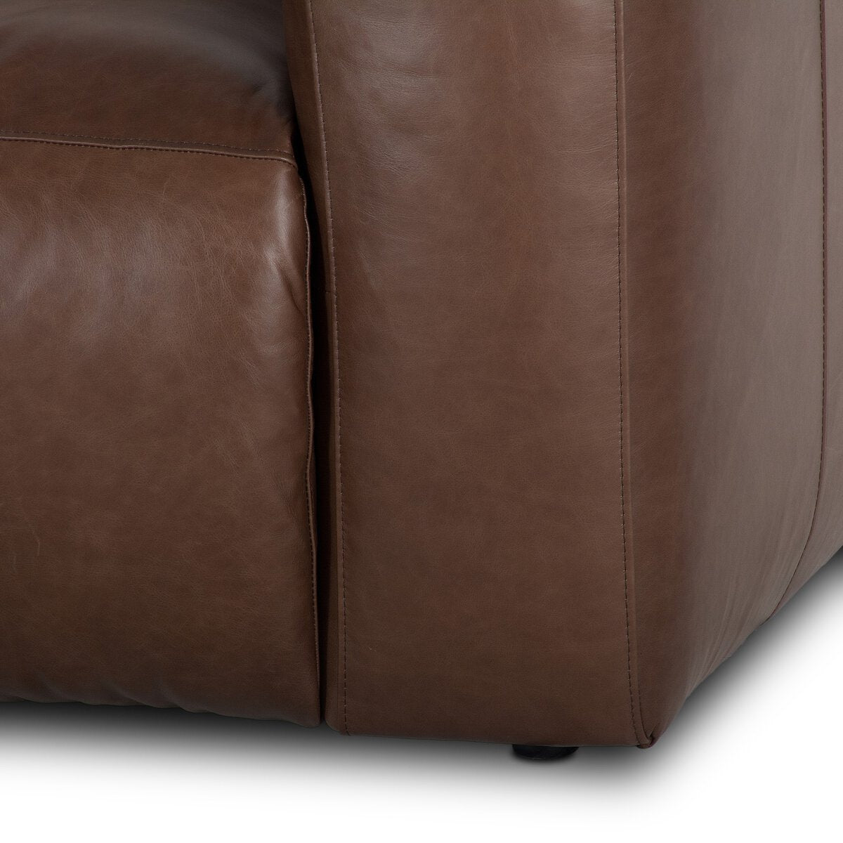 Radley Cuero top Marron Seccional Izquierdo