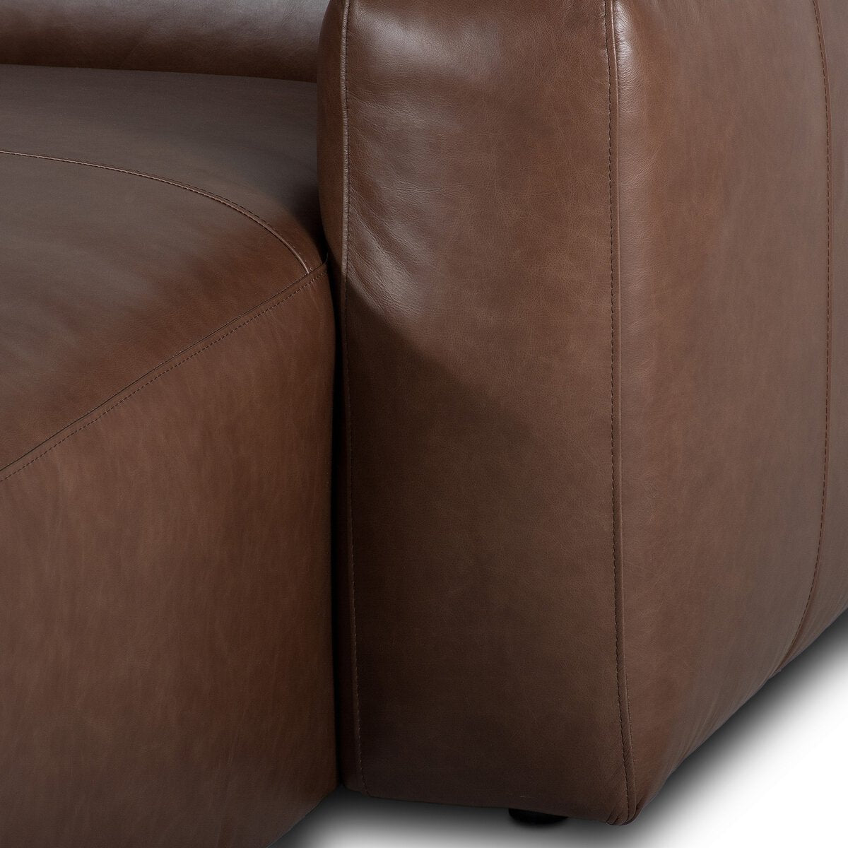 Radley Cuero top Marron Seccional Derecho