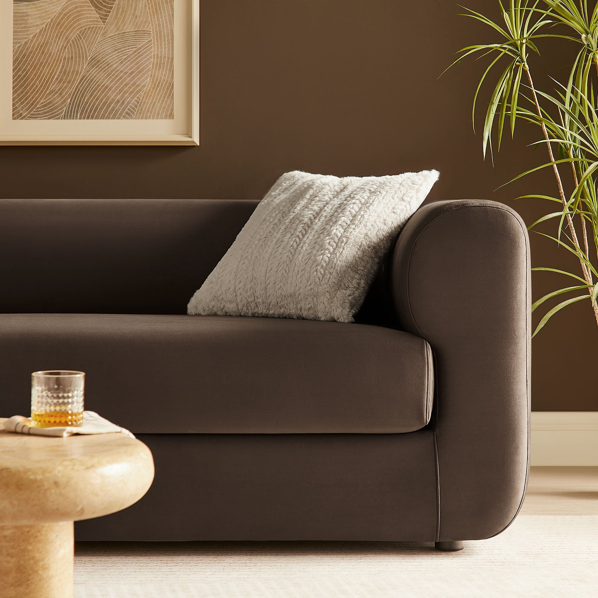 Leif Velvet Sofá