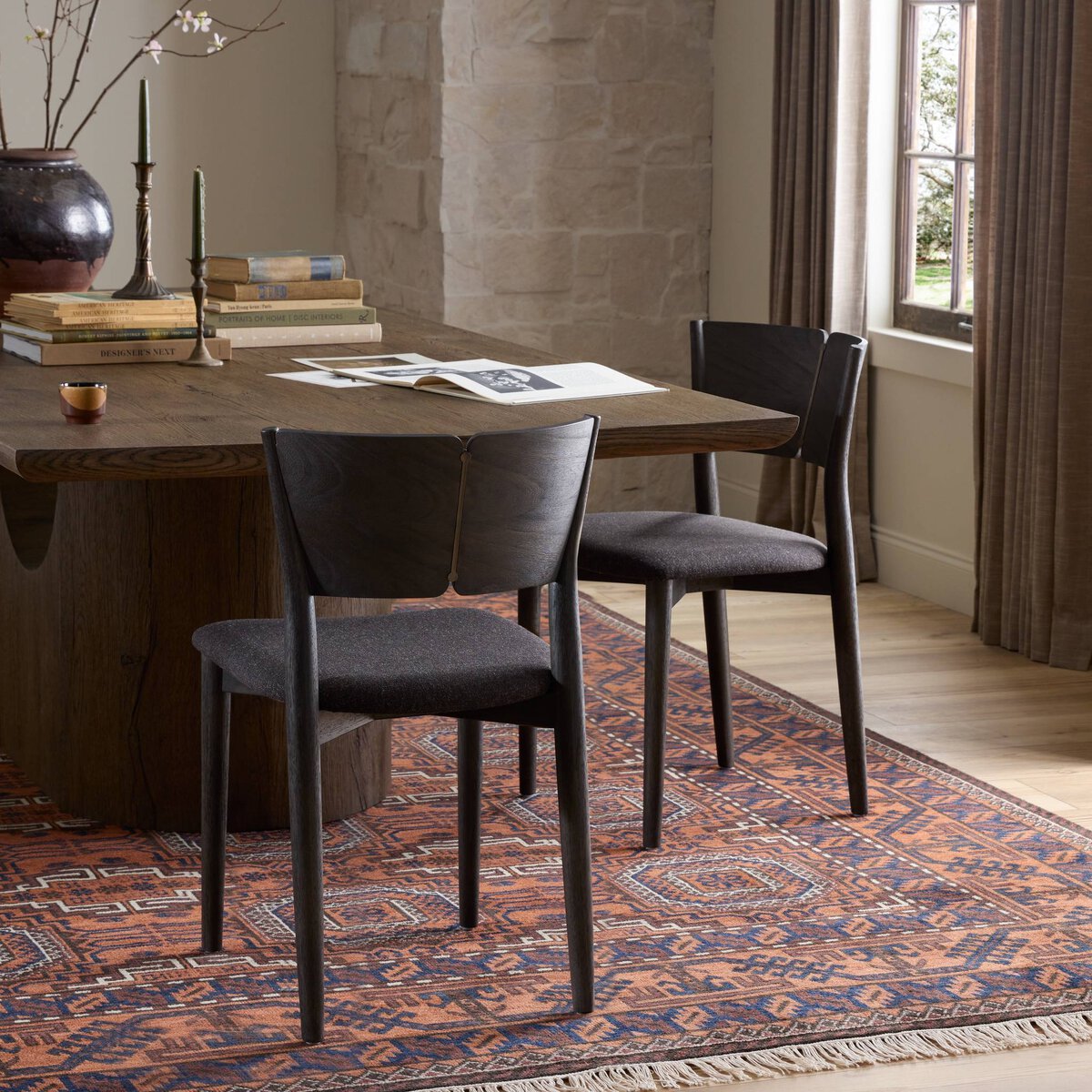 Grady Oscuro Silla de comedor