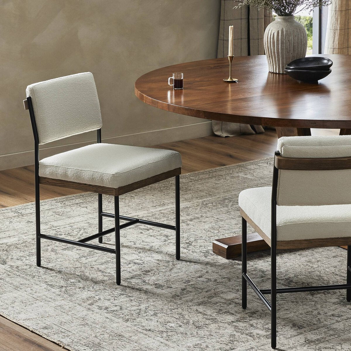Benton Lino Crema Silla de Comedor