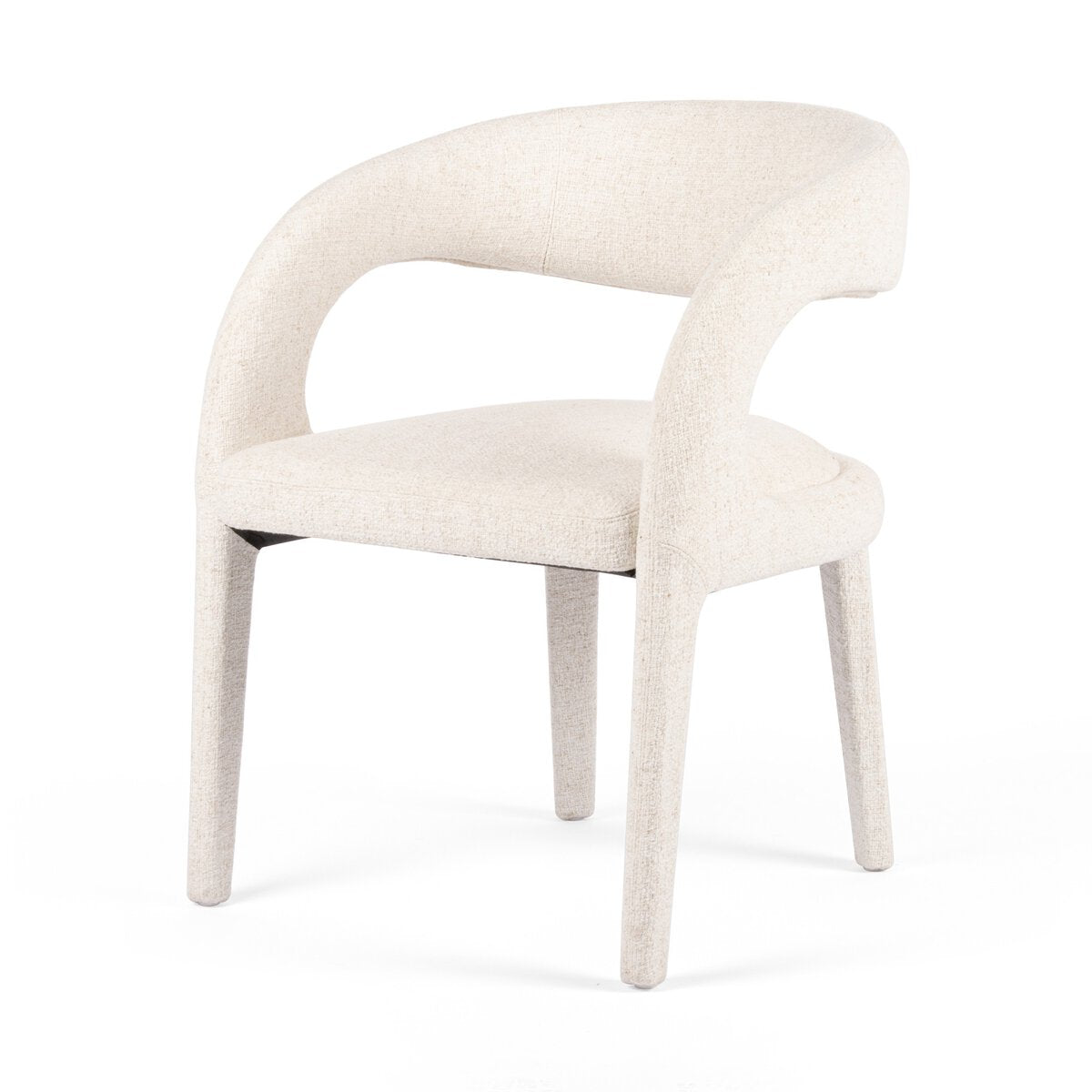 Hawkins Lino Crema Silla de Comedor