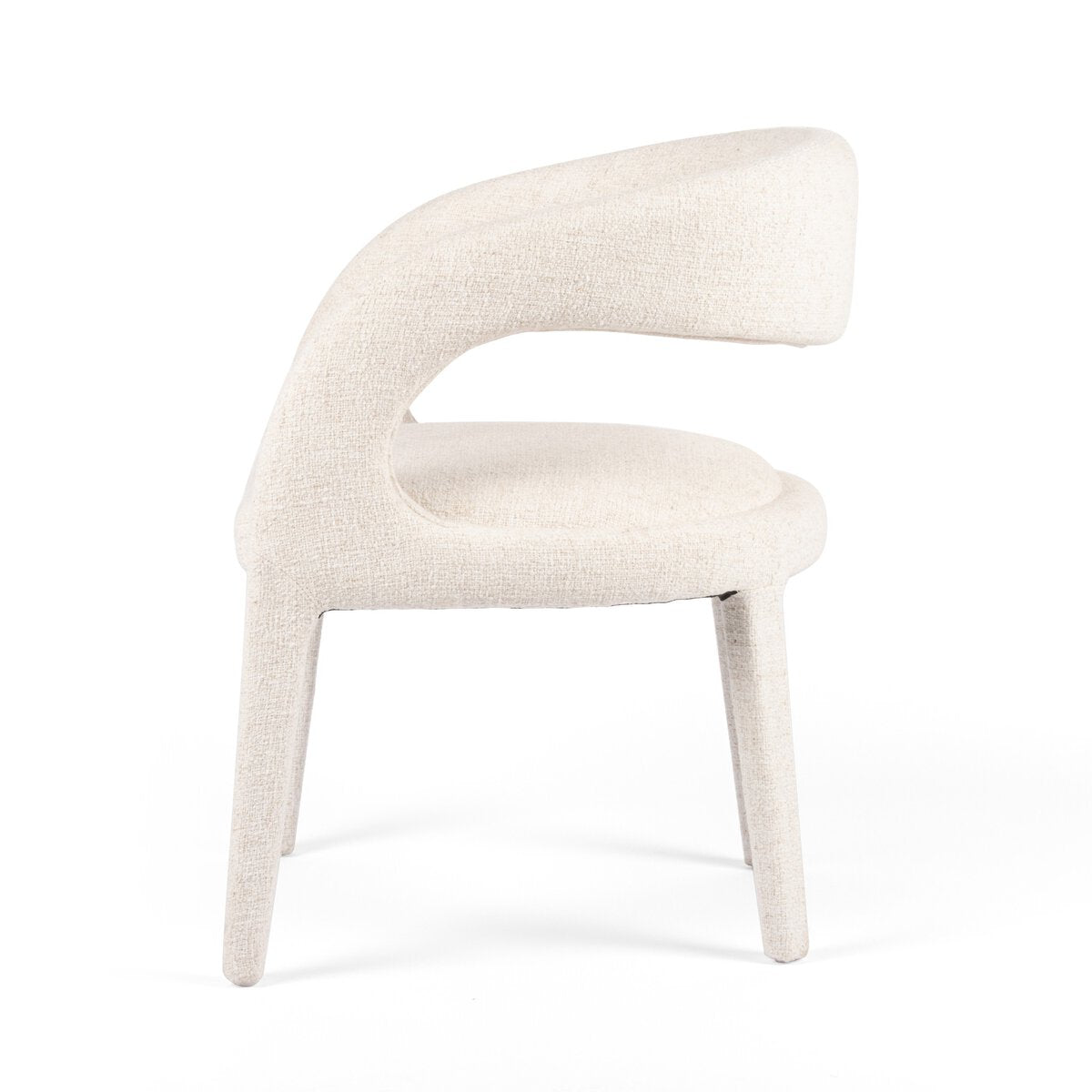 Hawkins Lino Crema Silla de Comedor