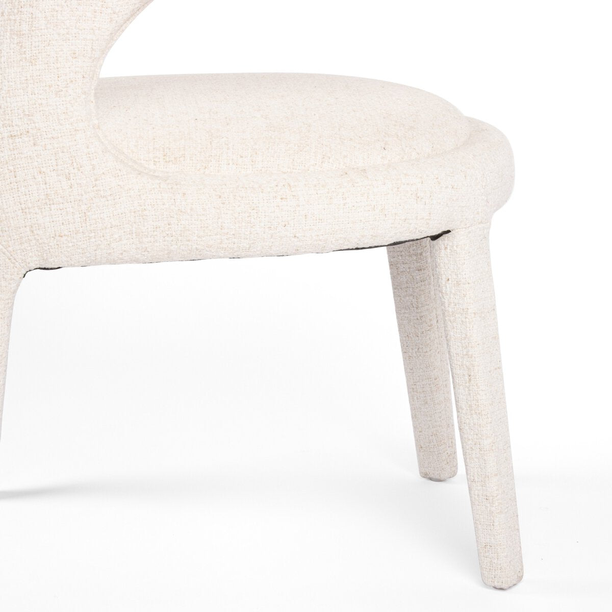 Hawkins Lino Crema Silla de Comedor