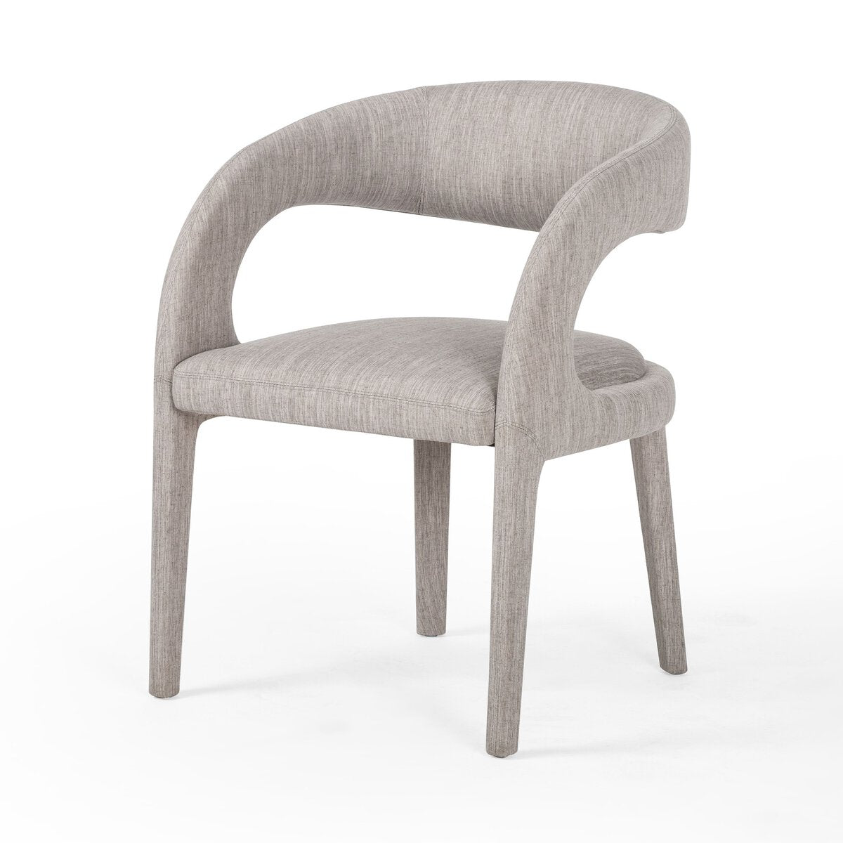 Hawkins Lino Gris Silla de Comedor