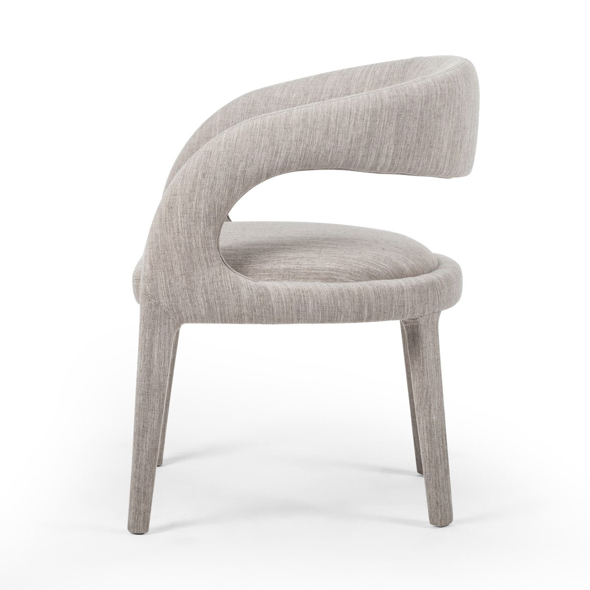 Hawkins Lino Gris Silla de Comedor