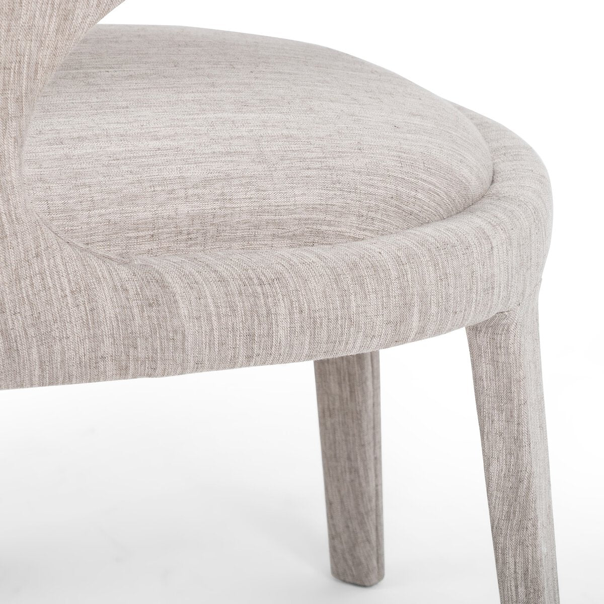 Hawkins Lino Gris Silla de Comedor