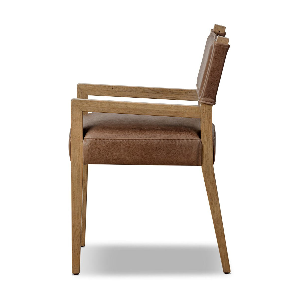 Ferris Cuero Top Café Descansa-Brazos Silla de Comedor