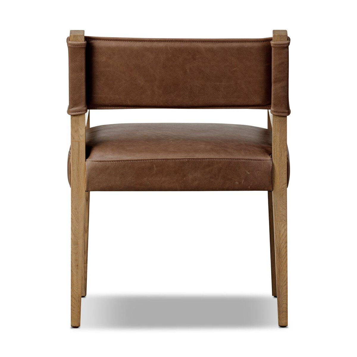 Ferris Cuero Top Café Descansa-Brazos Silla de Comedor