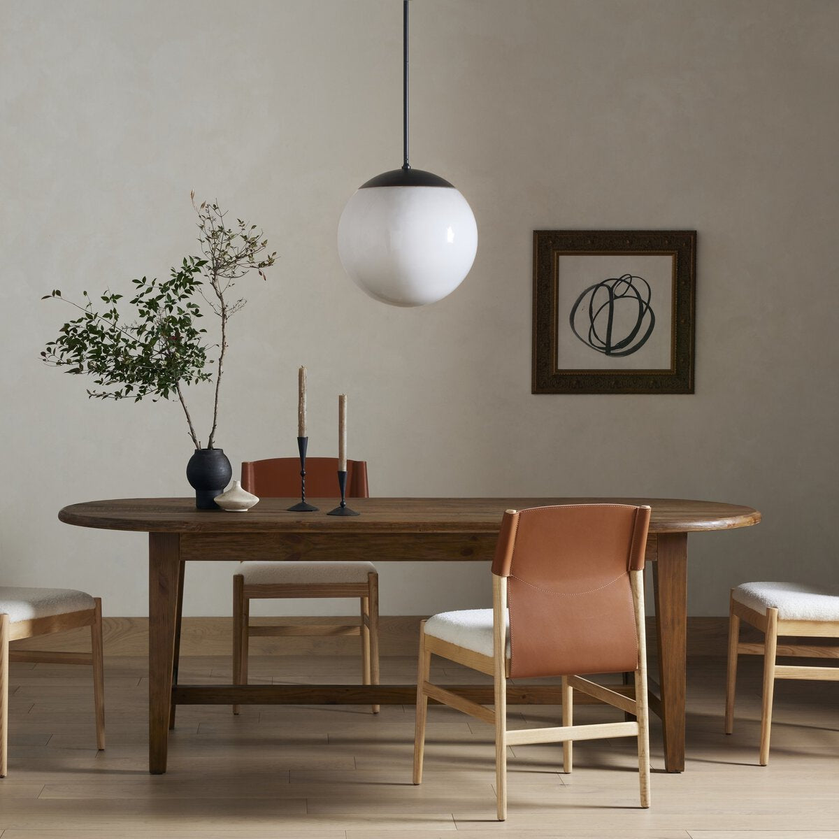 Alfie Natural 87” Mesa de Comedor