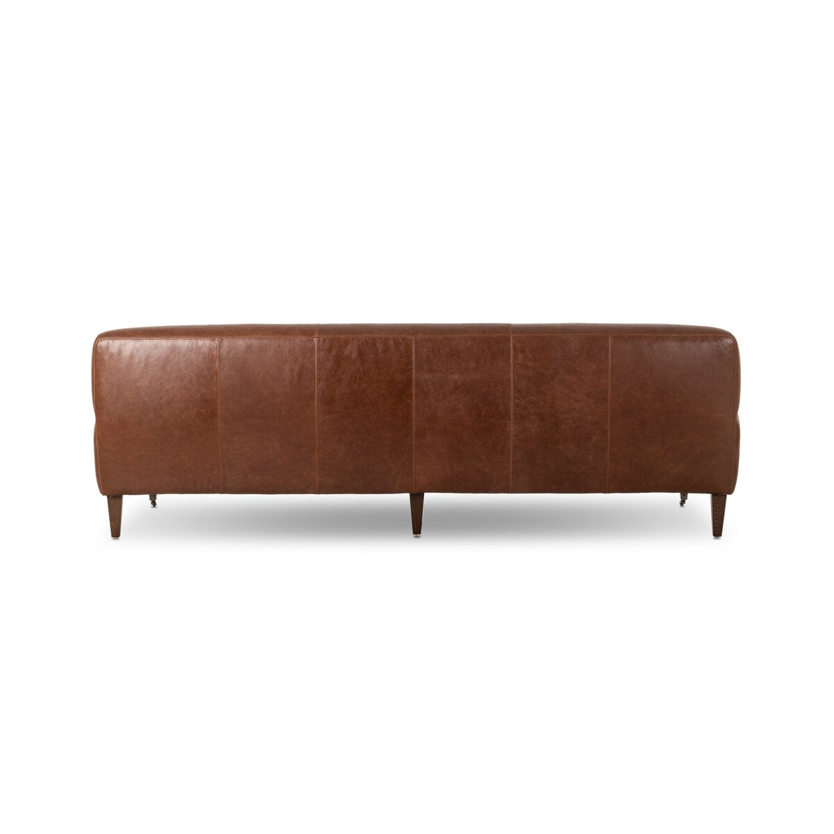 Kent Cuero Top Caoba Sofa