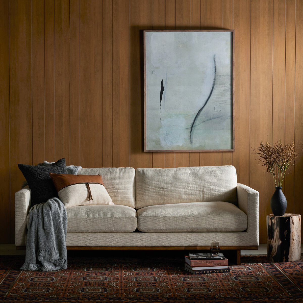Everly Taupe Neutro Sofa