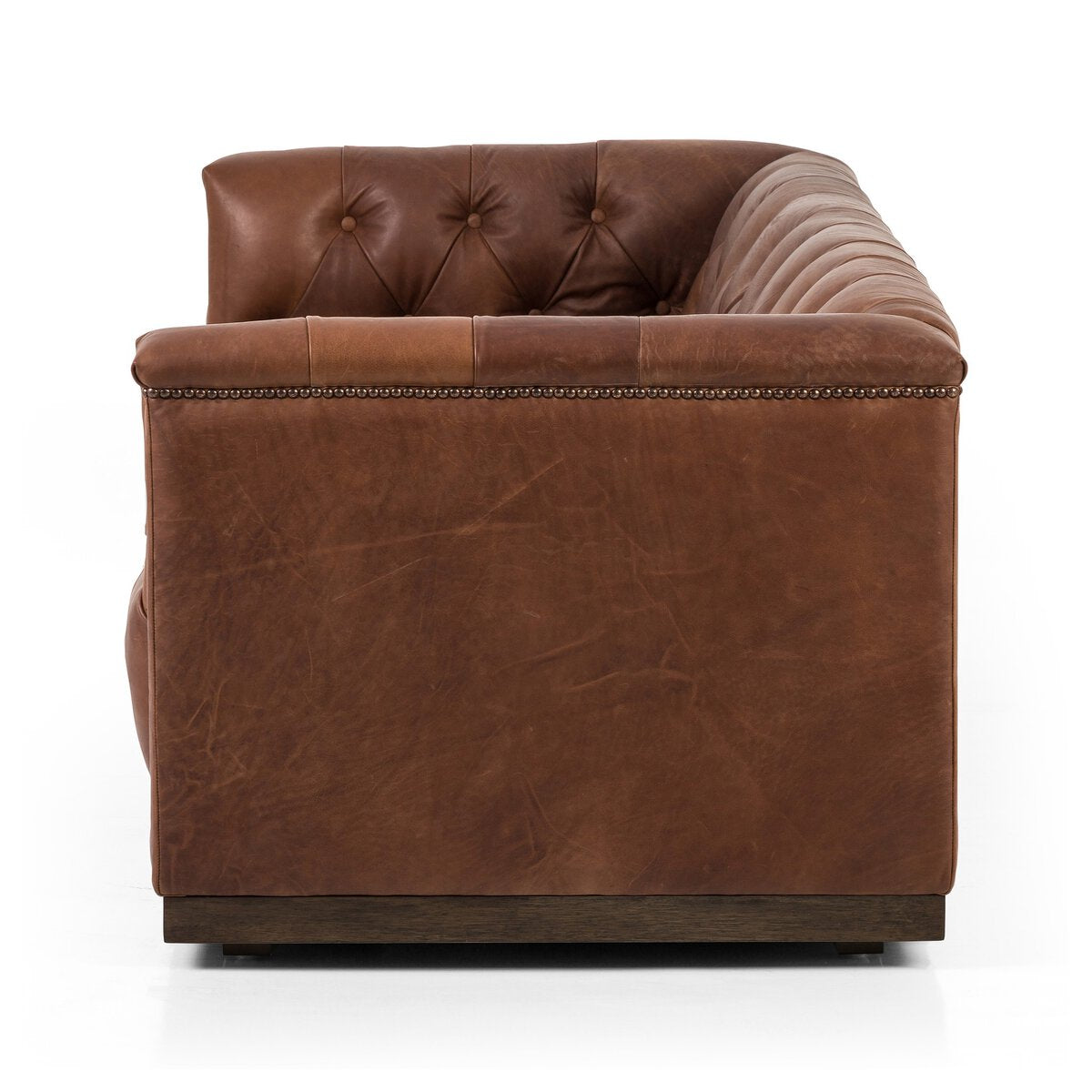 Maxx 86” Cuero Top Café Sofa
