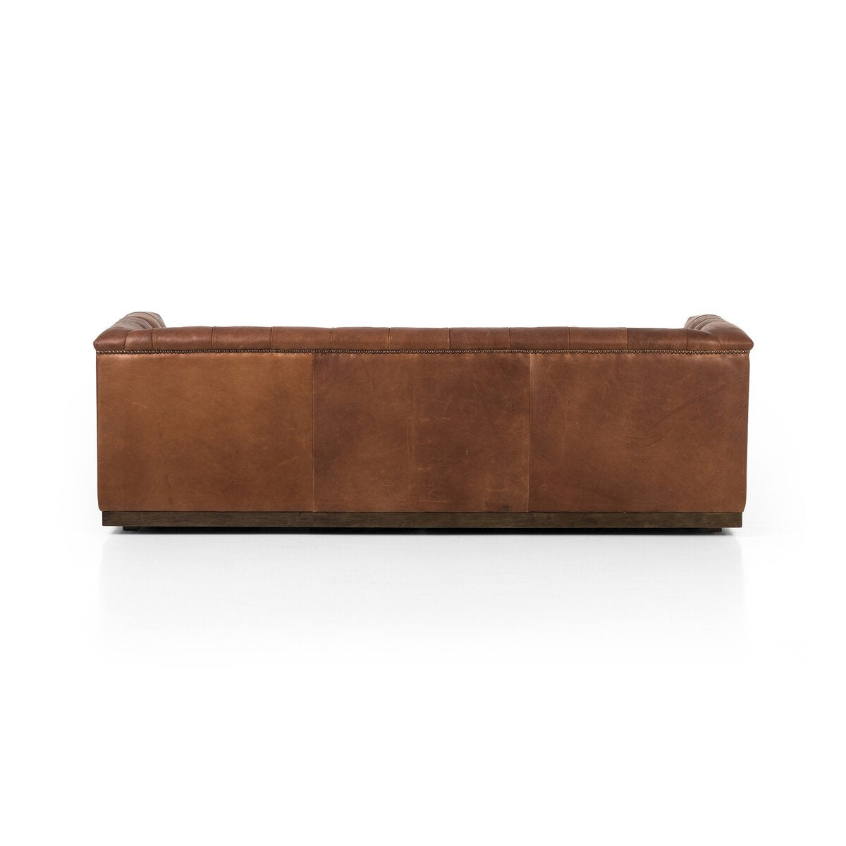 Maxx 86” Cuero Top Café Sofa