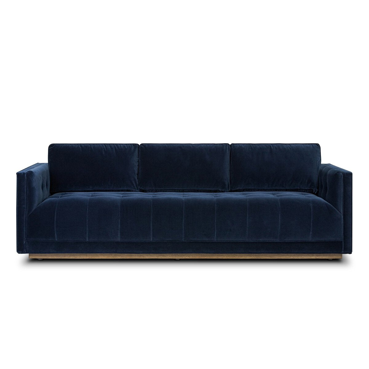 Kiera Terciopelo Azul Sofa