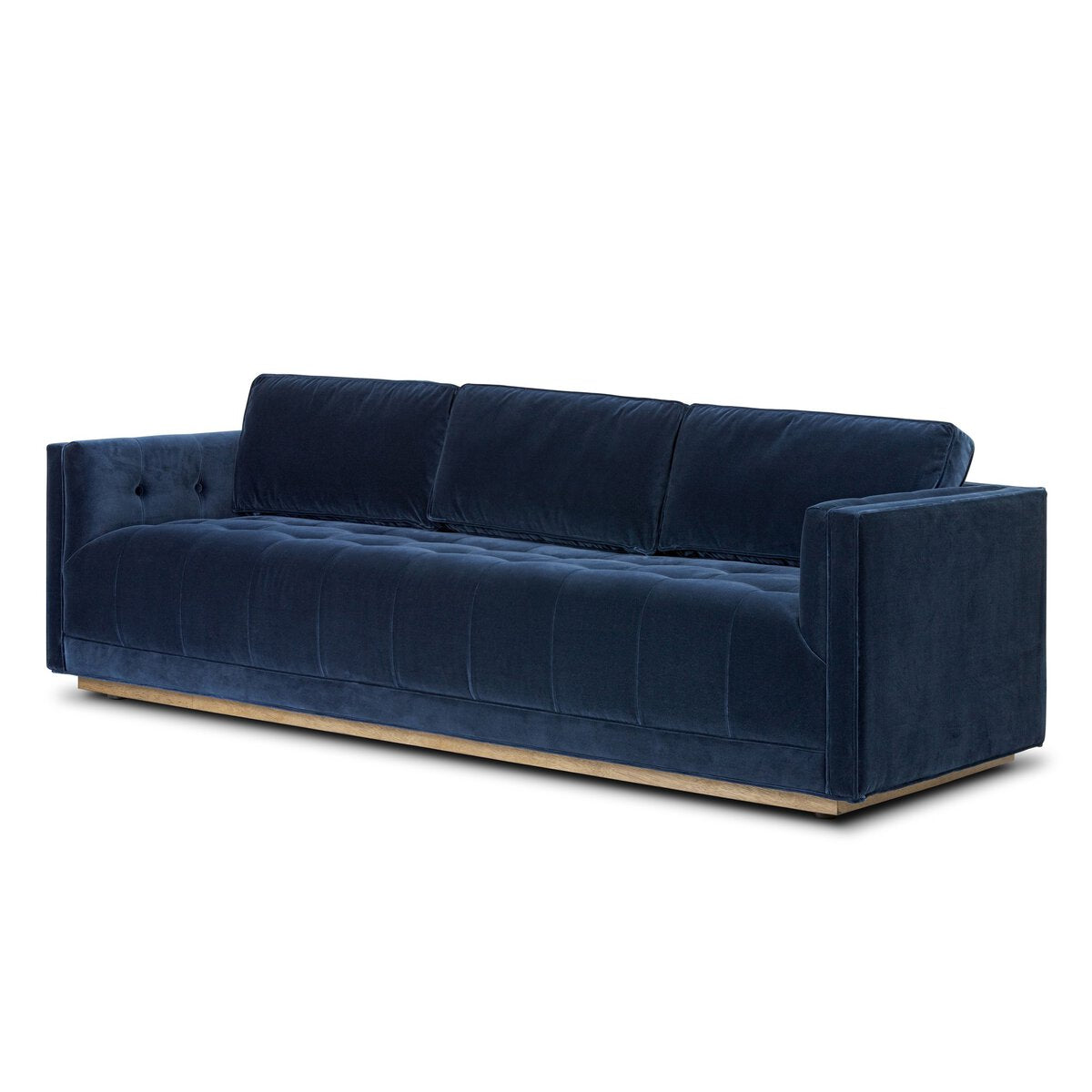 Kiera Terciopelo Azul Sofa